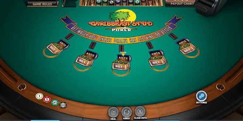 Hướng dẫn cụ thể về cách chơi Caribbean Stud Poker